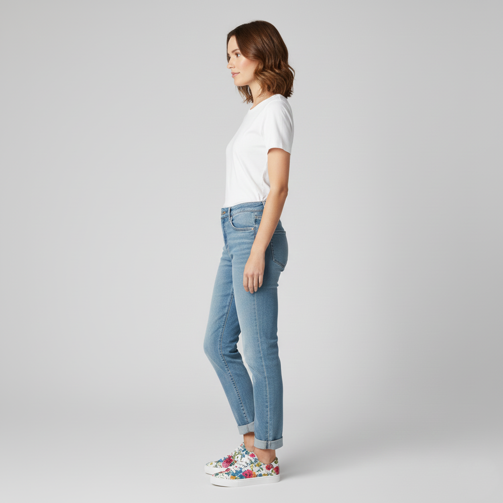 Baskets pour femme à imprimé floral