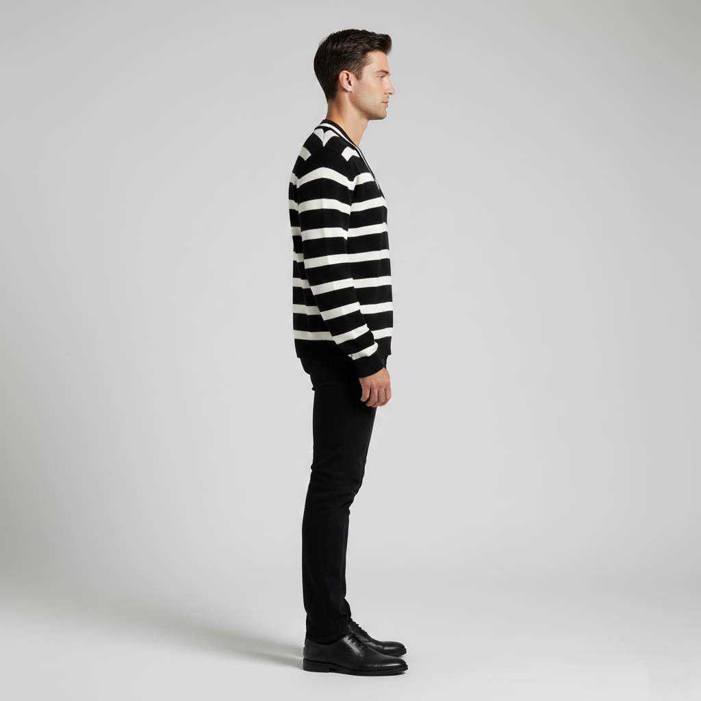 Pull col V pour homme