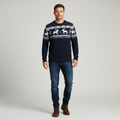 Pull d’hiver homme avec motif renne