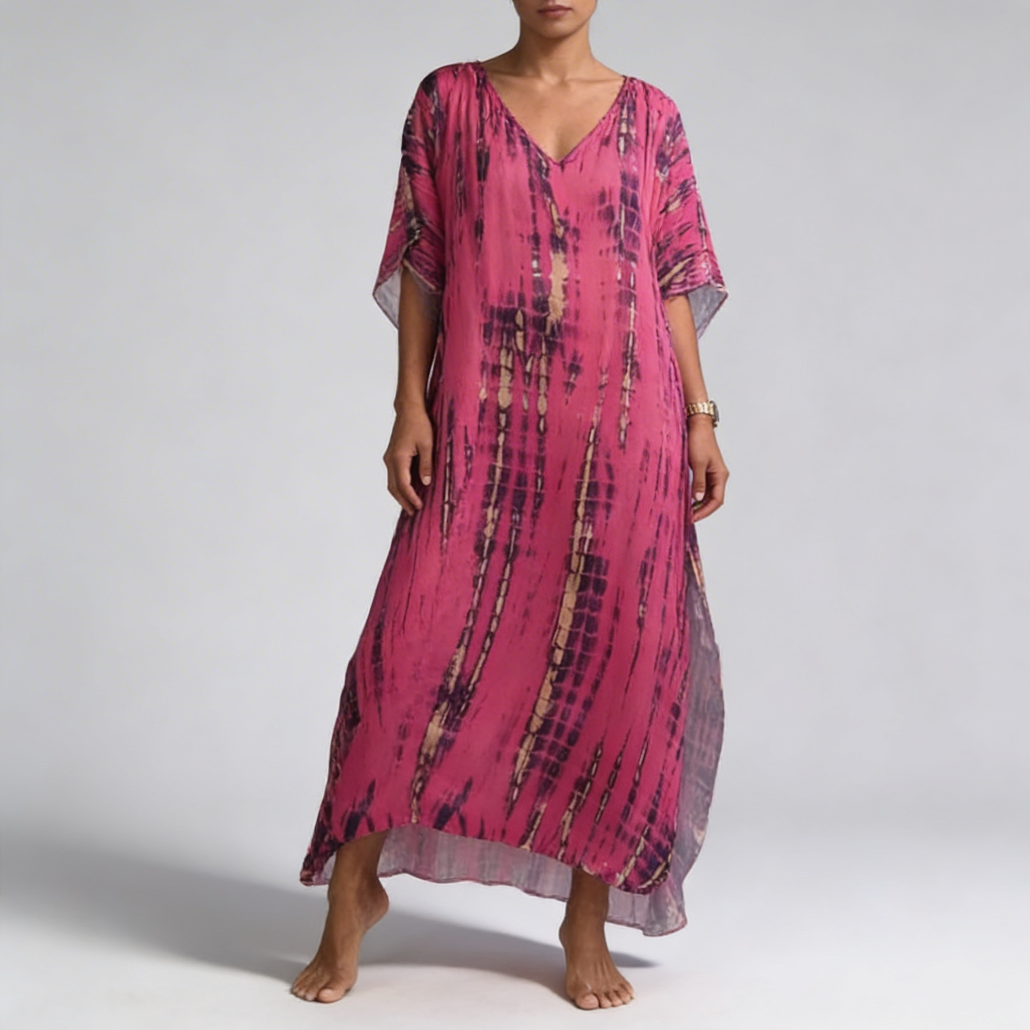 Variante de couleur ou motif alternatif du caftan