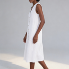 Robe complète vue de dos montrant la fluidité