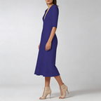 Robe midi femme ivoire coupe ajustée élégante silhouette moderne