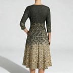 Robe midi scintillante vue de dos