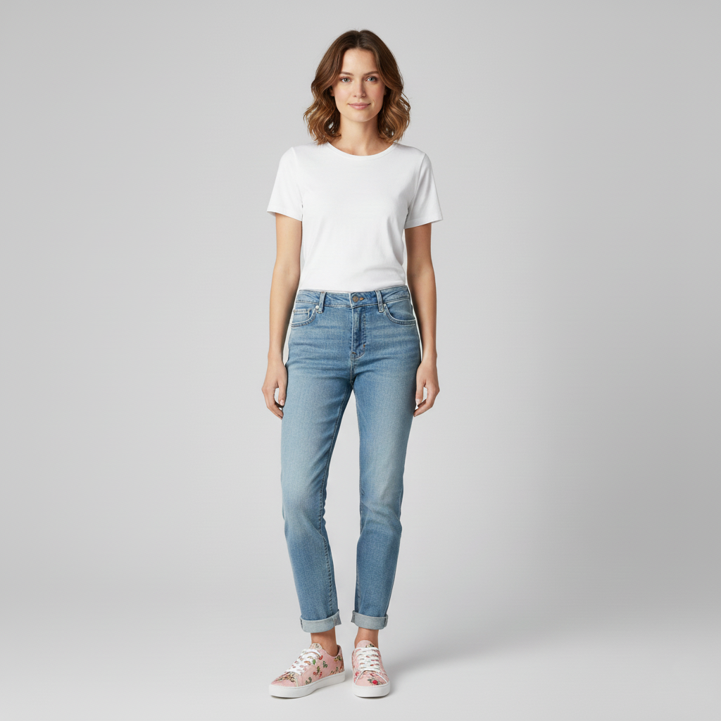 Baskets pour femme à imprimé floral