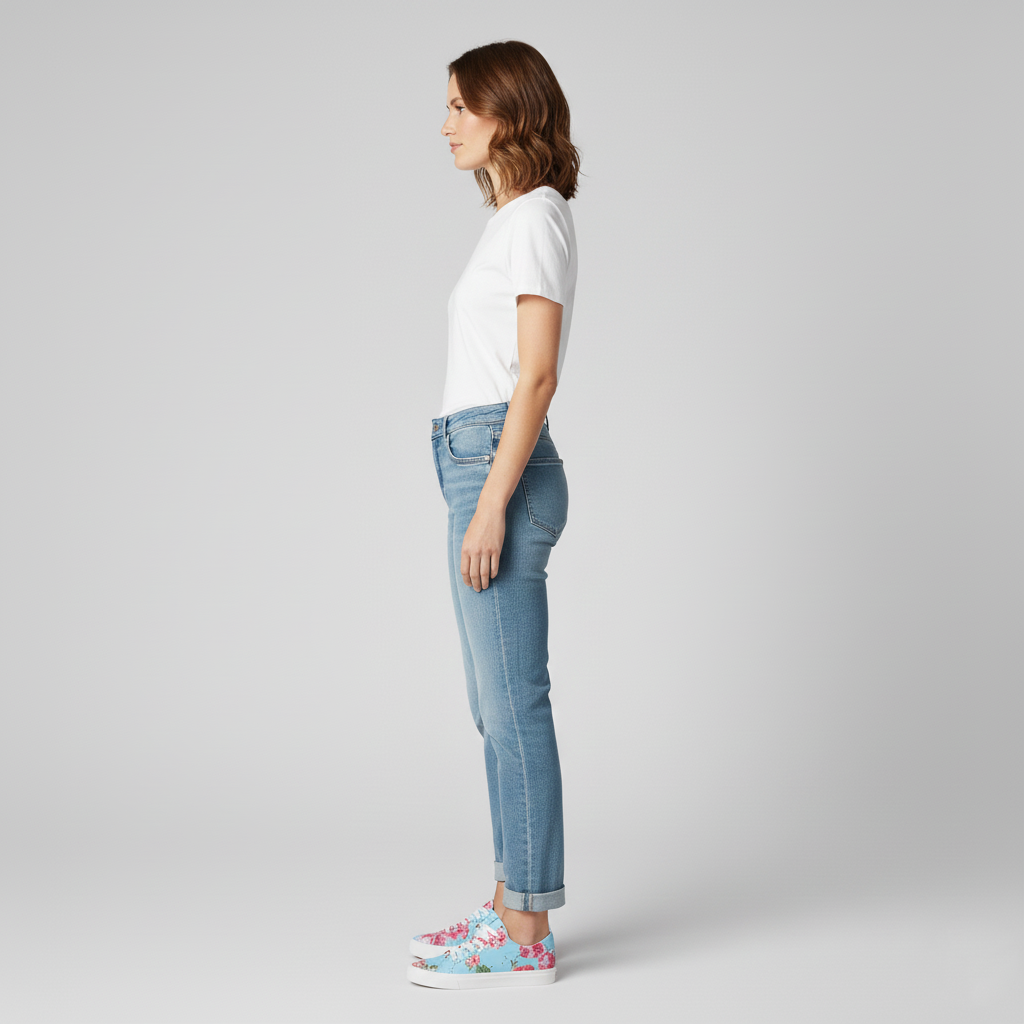 Baskets pour femme à imprimé floral