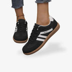 Baskets confort bicolores semelle gomme pour femme
