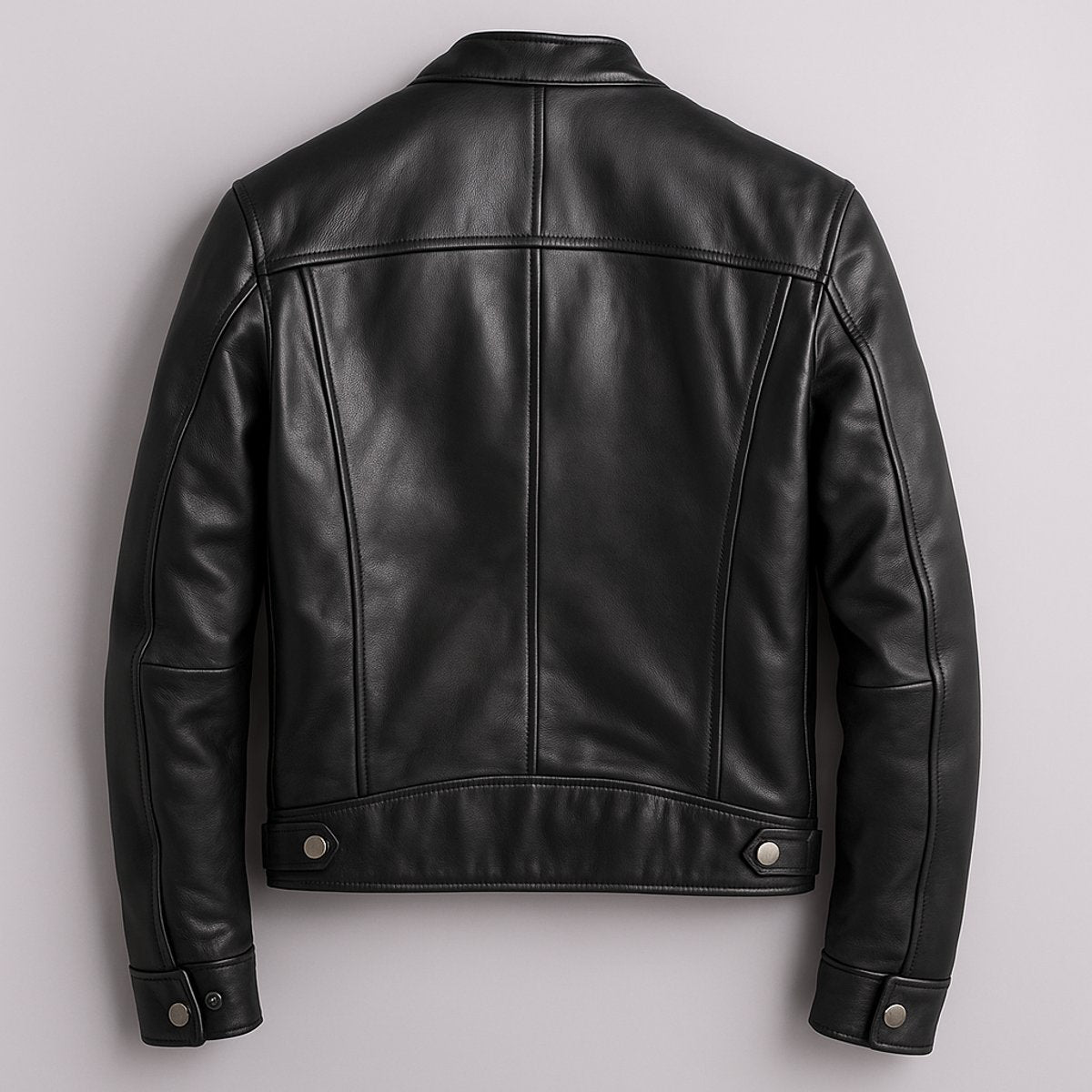 Blouson col montant zippé quatre poches pour homme