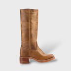 Bottes hautes talon bloc structuré pour femme – vue 4