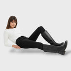 Bottes hautes talon bloc structuré pour femme – vue 5