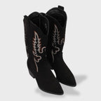 Bottes western brodées à talon pour femme – vue 7