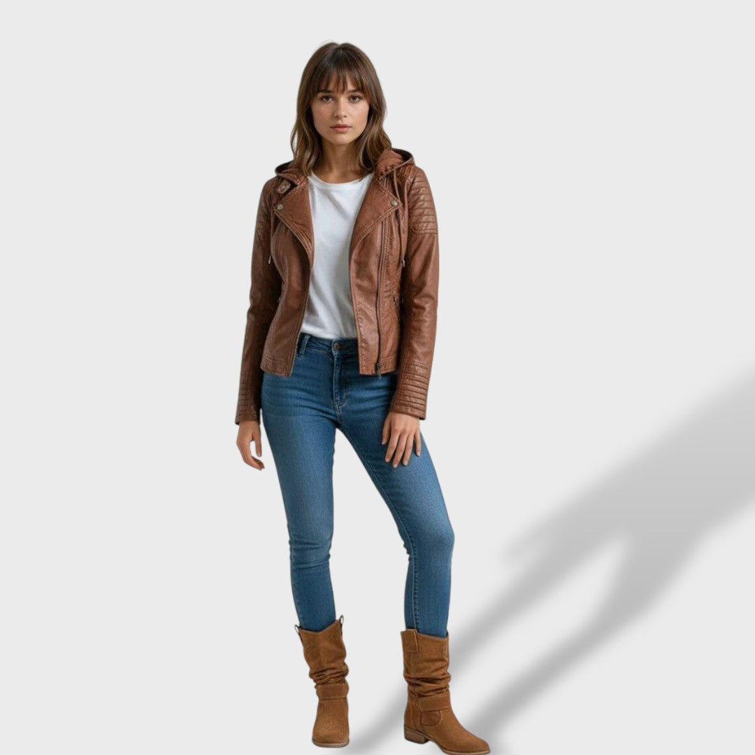 Bottines sangles décoratives fermeture éclair latérale pour femme