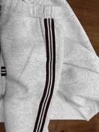 Ensemble sweat demi-zip et pantalon large à bandes pour femme – vue 8