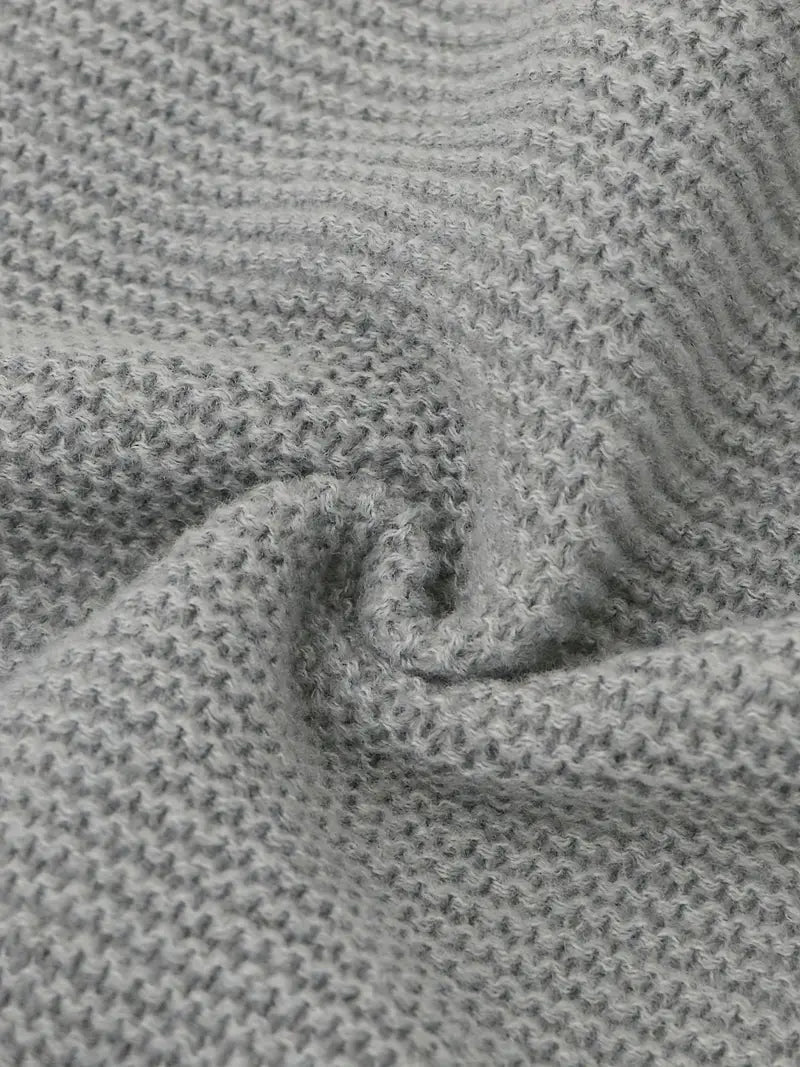 Gilet long ouvert à manches torsadées pour femme – vue 3