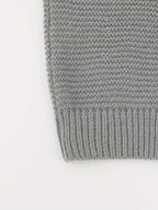 Gilet long ouvert à manches torsadées pour femme – vue 4