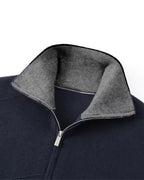 Gilet zippé col montant pour homme – vue 2