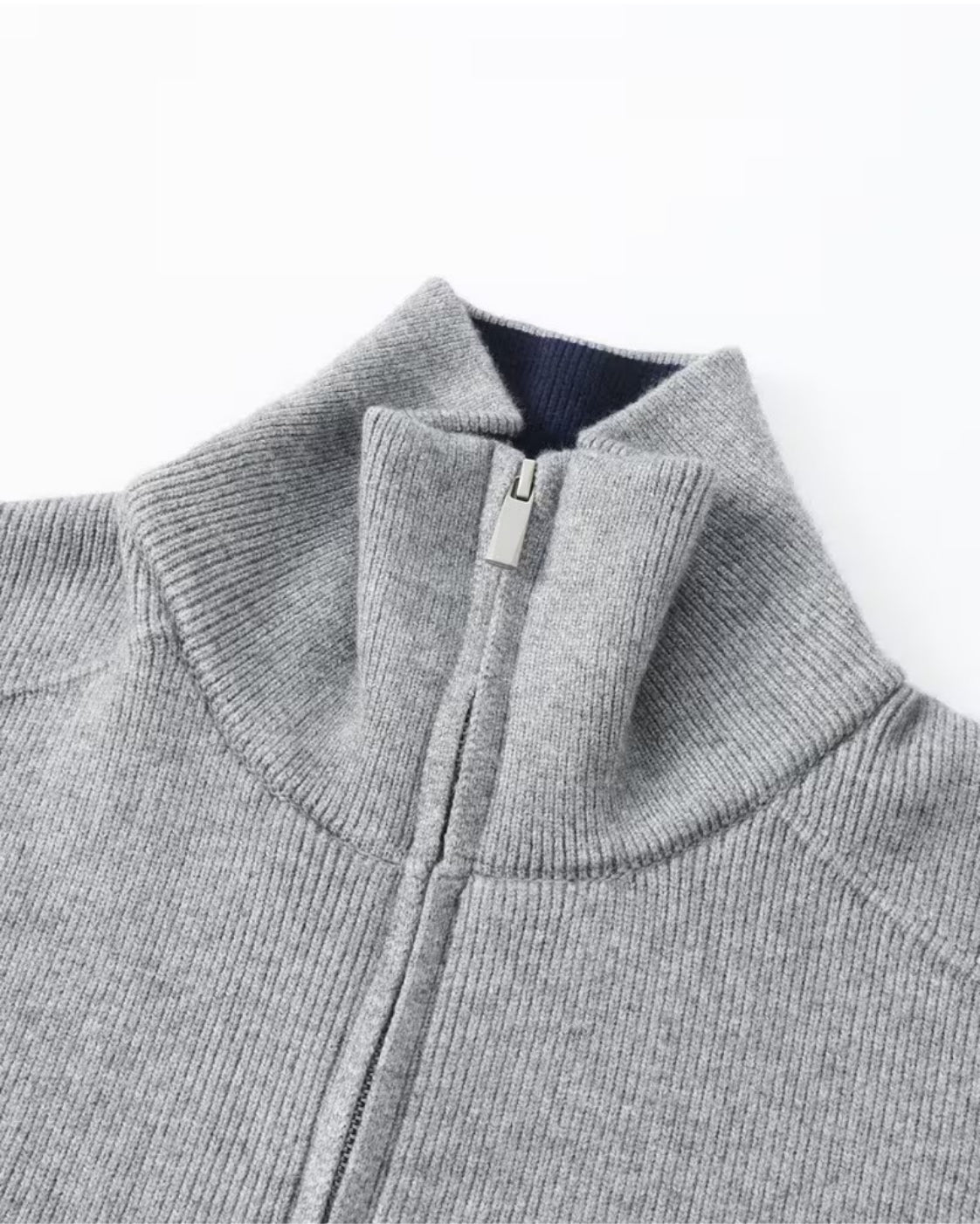 Gilet zippé col montant pour homme – vue 6