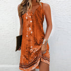 Robe floral vue de dos et profil