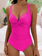 Maillot de bain col V pour femme