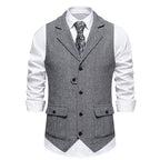 Gilet porté de trois-quarts