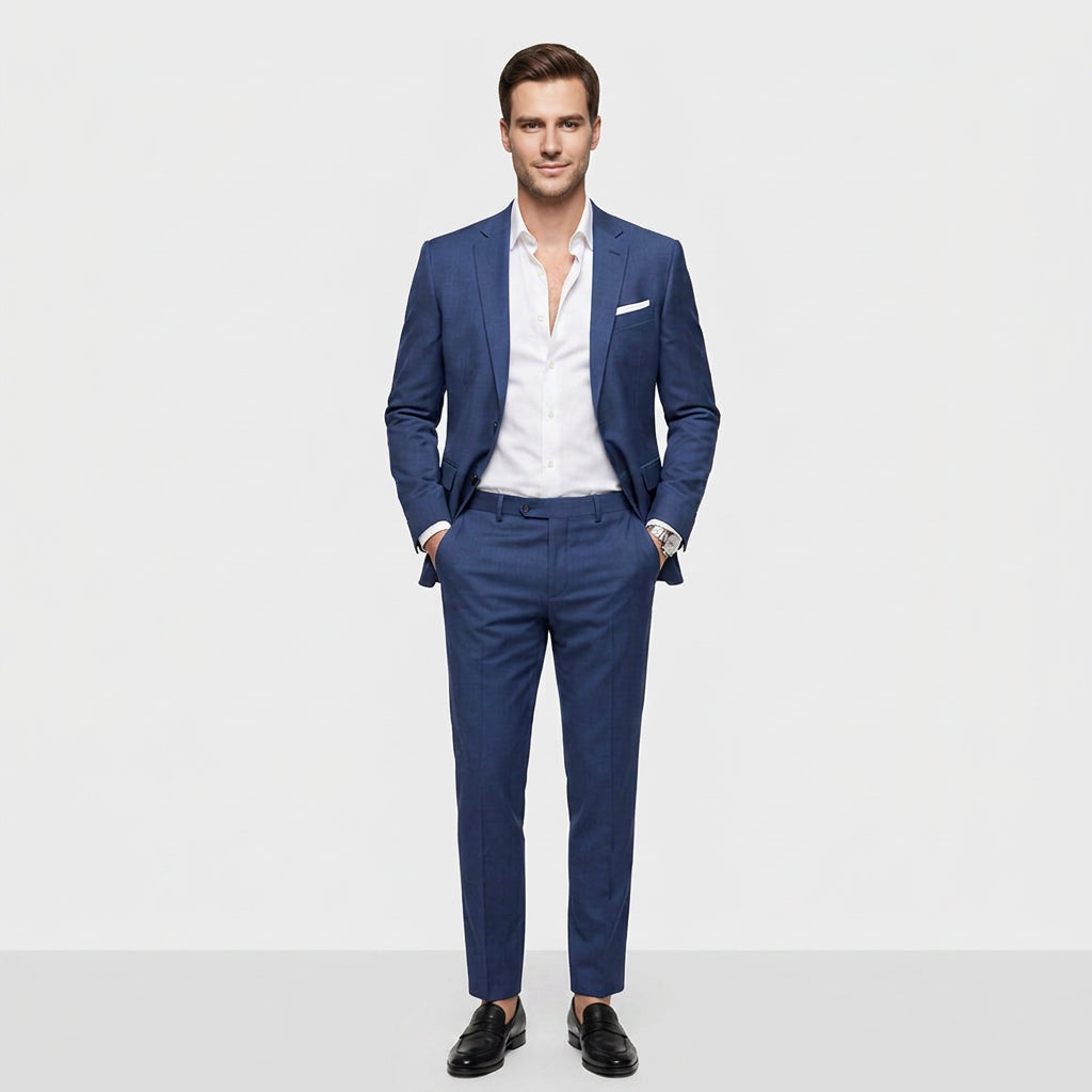 Pantalon slim gris charbon détail ourlet effilé