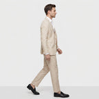 Détail boutons blazer costume gris charbon