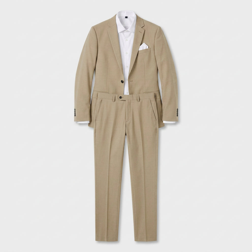 Costume deux pièces slim en gris charbon pour homme
