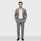 Costume deux pièces slim en gris charbon pour homme