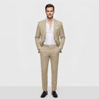 Costume deux pièces slim en gris charbon pour homme