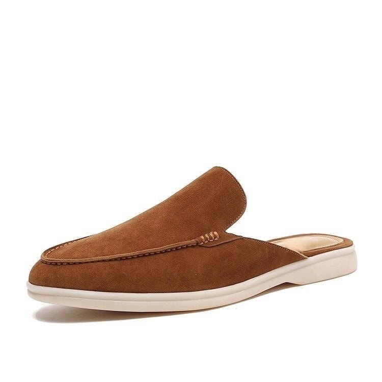 Mocassins en daim à enfiler pour homme