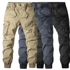 Pantalon cargo jogger avec poches multiples pour homme