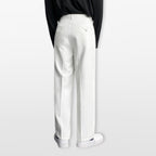 Pantalon large à pinces coupe décontractée pour homme