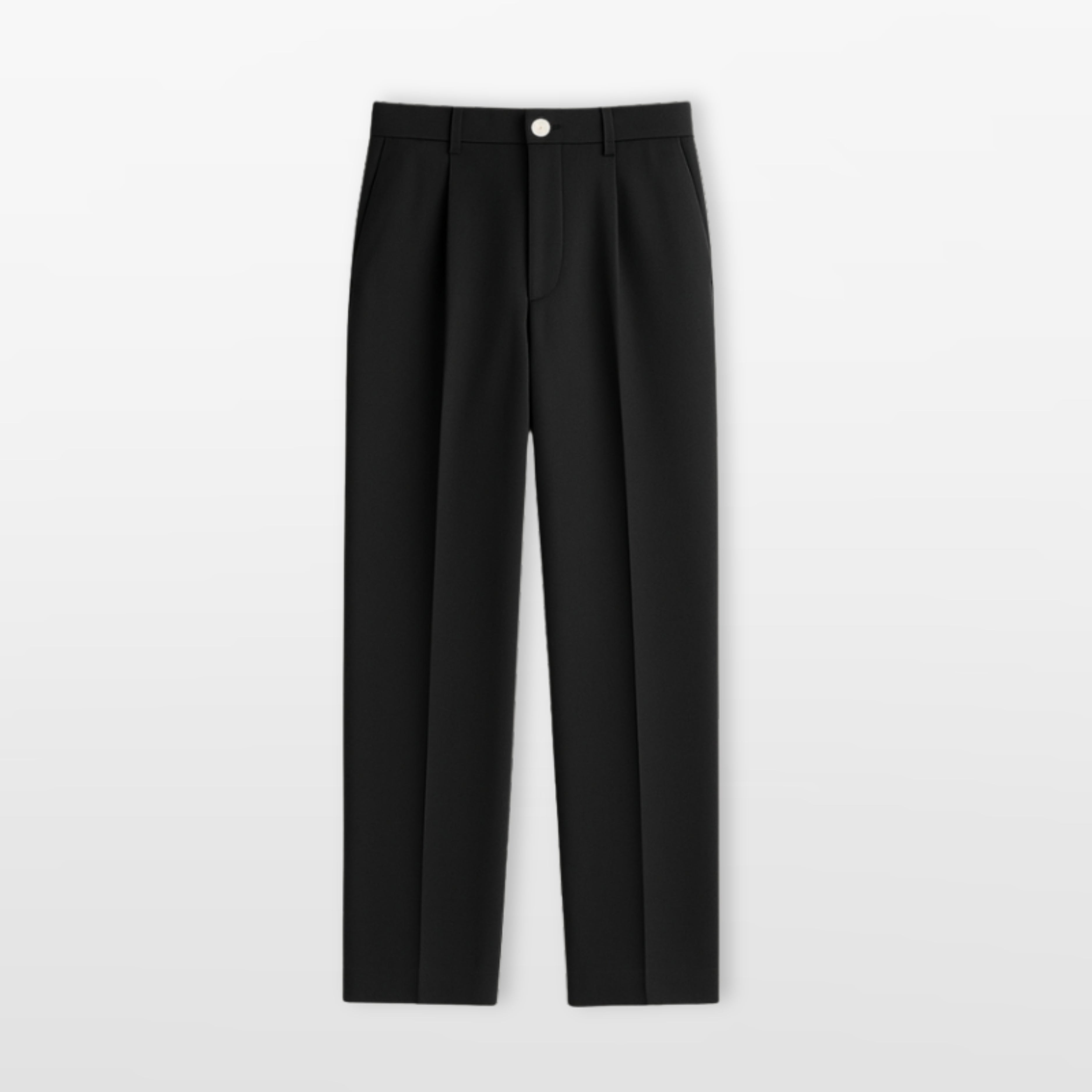 Pantalon large à pinces coupe décontractée pour homme