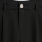 Pantalon large à pinces coupe décontractée pour homme
