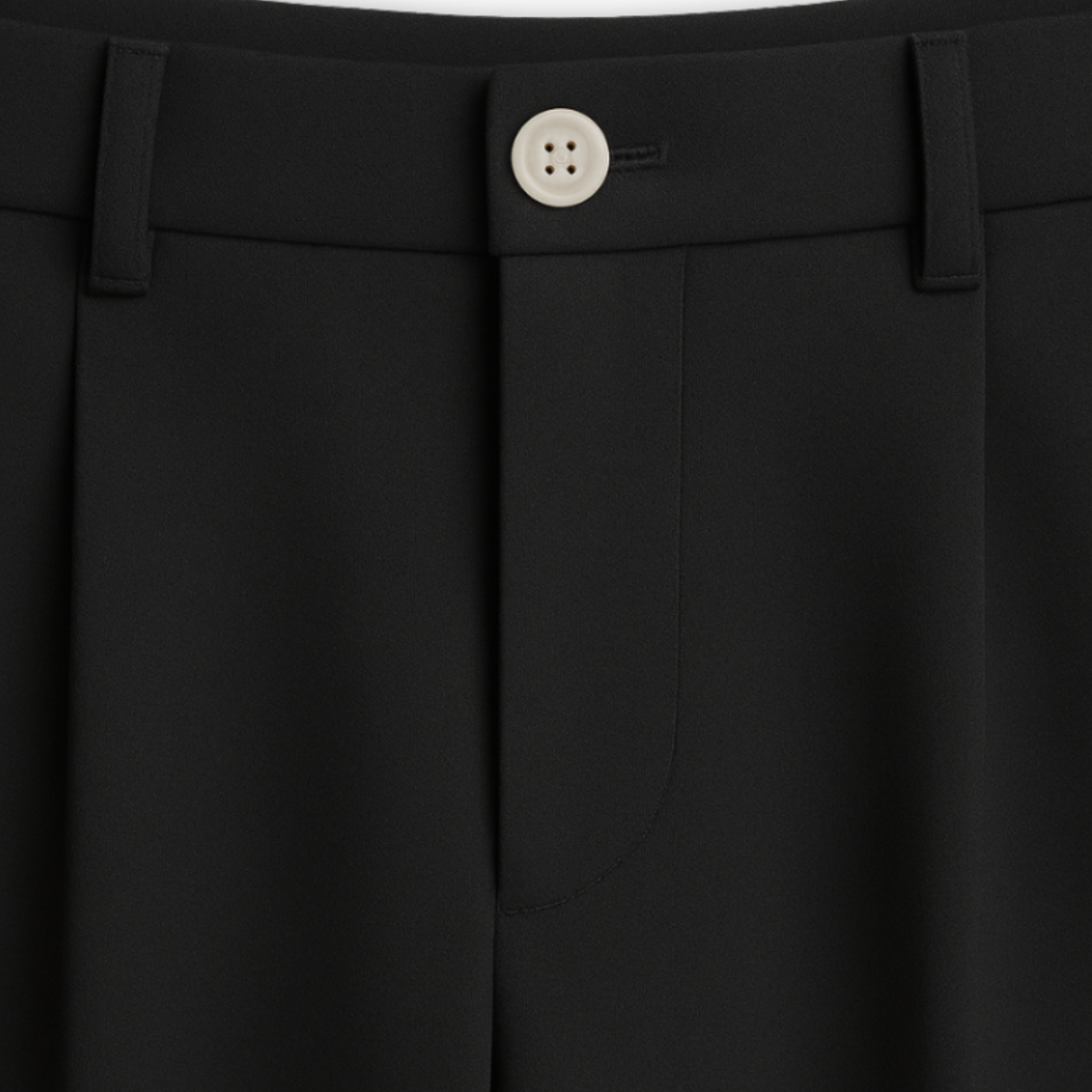 Pantalon large à pinces coupe décontractée pour homme