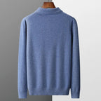 Pull col polo boutonné manches longues pour homme – vue 6