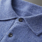 Pull col polo boutonné manches longues pour homme – vue 8