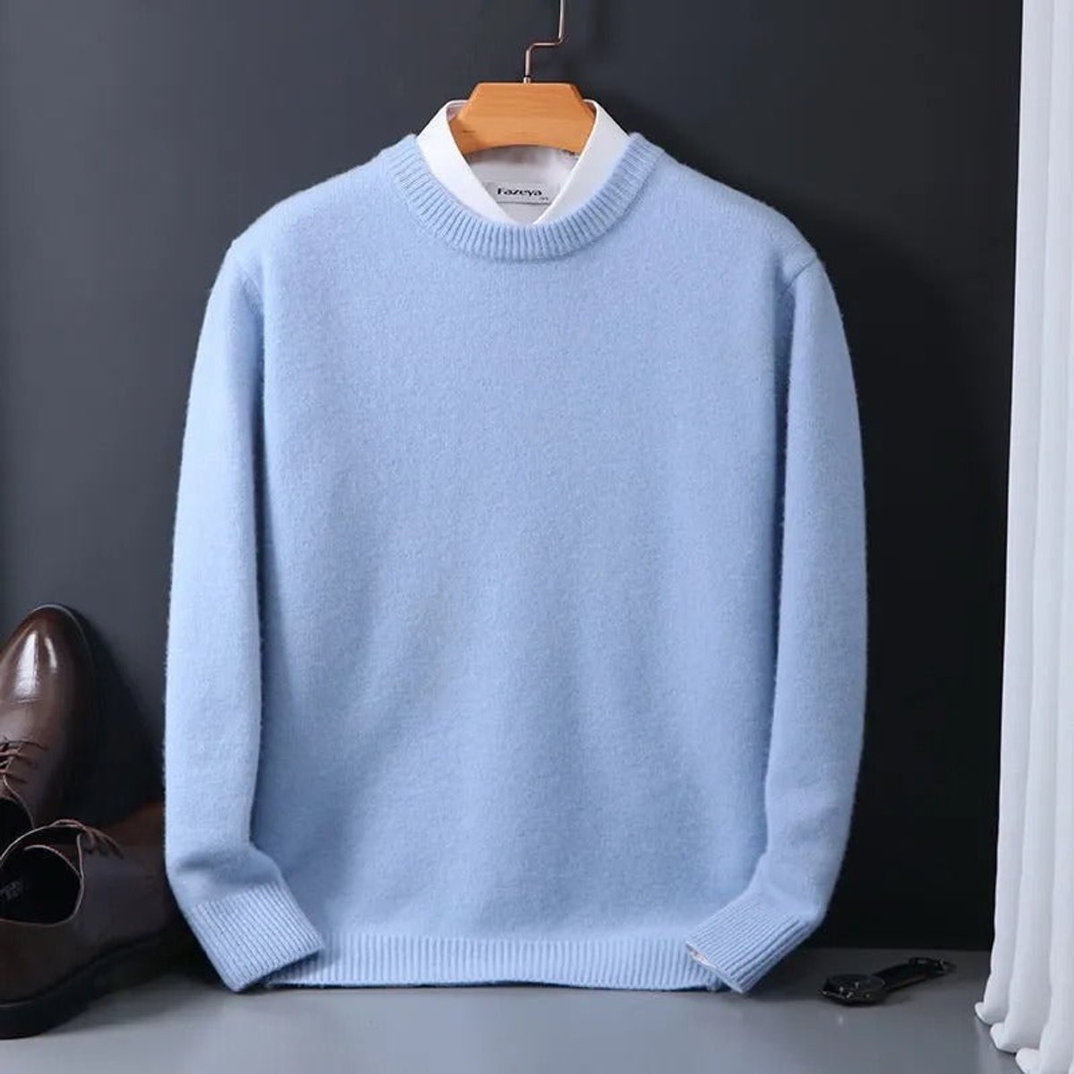 Pull homme col rond manches longues xl pour homme