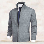 Pull zippé col montant avec poches pour homme – vue 4