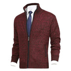 Pull zippé col montant avec poches pour homme – vue 11