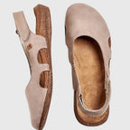 Sandales bride arrière semelle anatomique rose pour femme