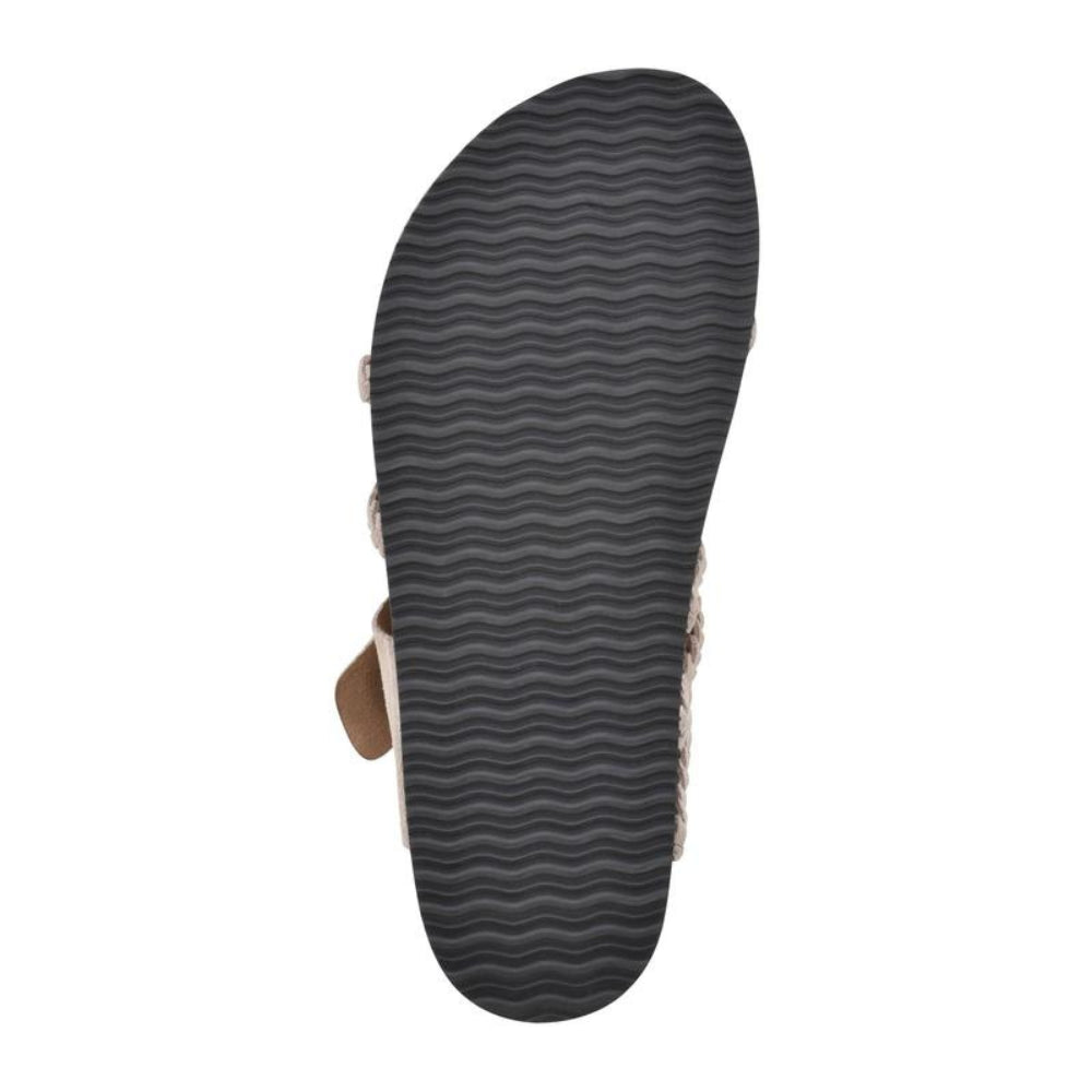 Sandales plates à brides tressées pour femme – vue 2