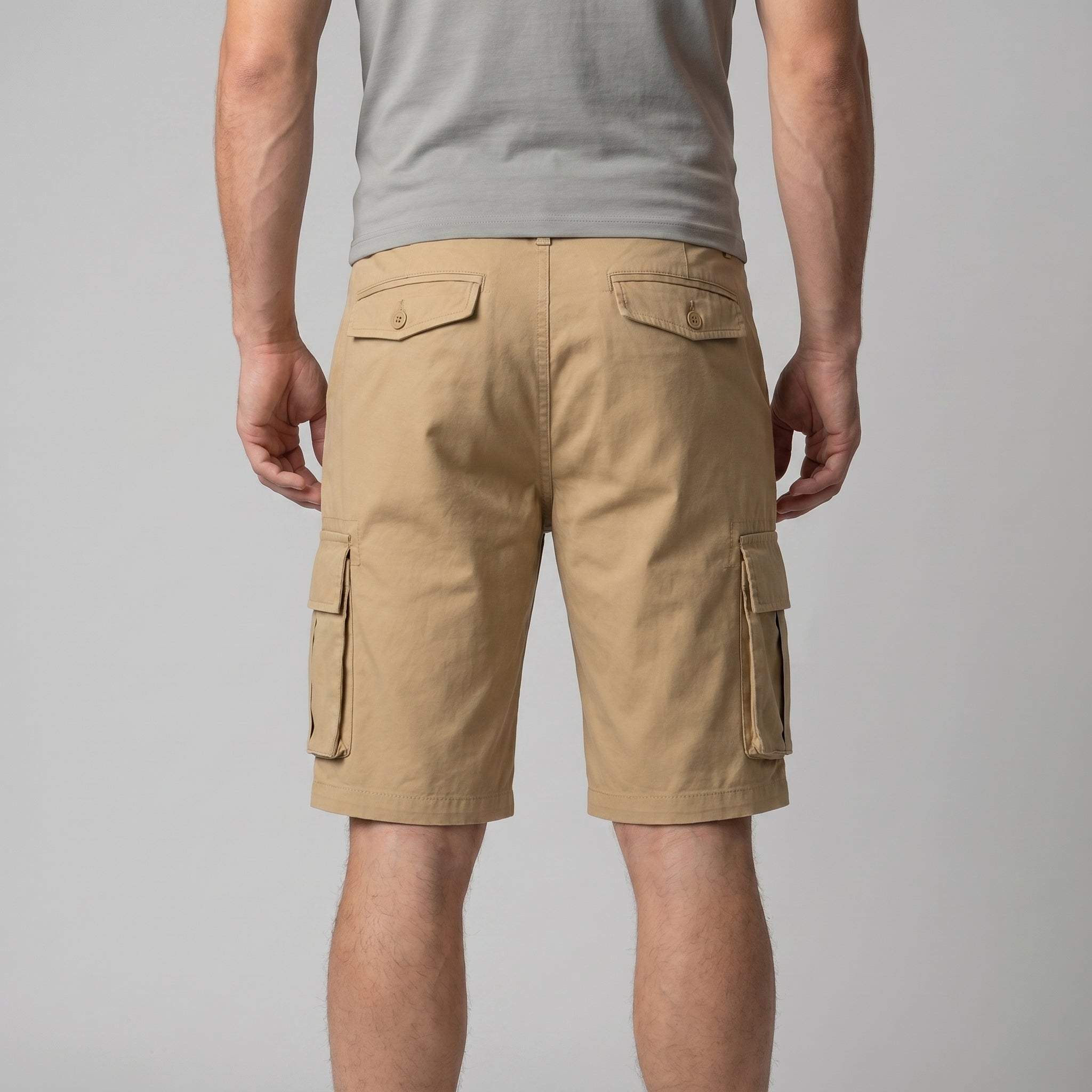 Short cargo poches multiples coupe décontractée pour homme
