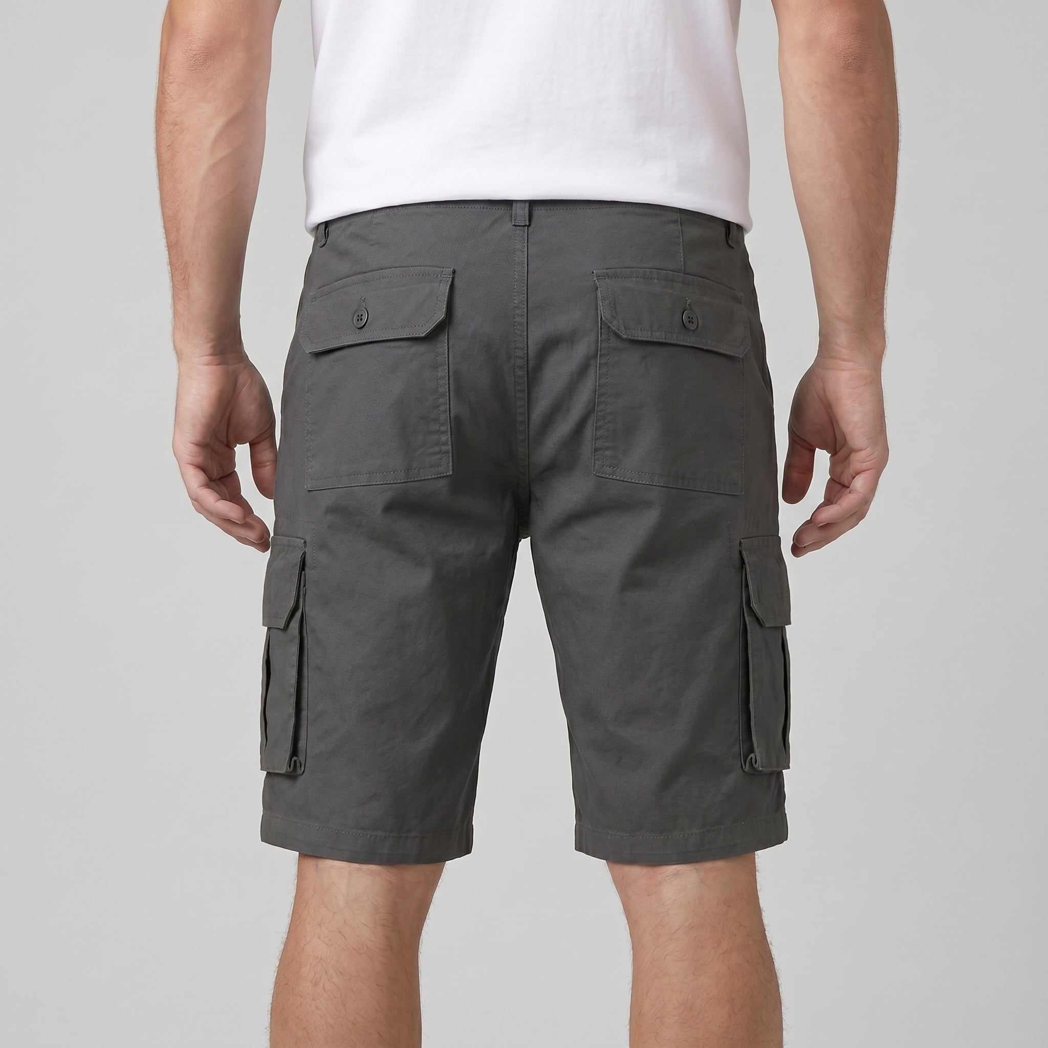 Short cargo poches multiples coupe décontractée pour homme