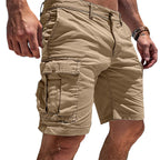 Short cargo à poches multiples pour homme