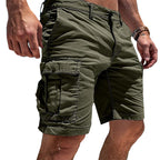Short cargo à poches multiples pour homme