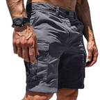 Short cargo à poches multiples pour homme