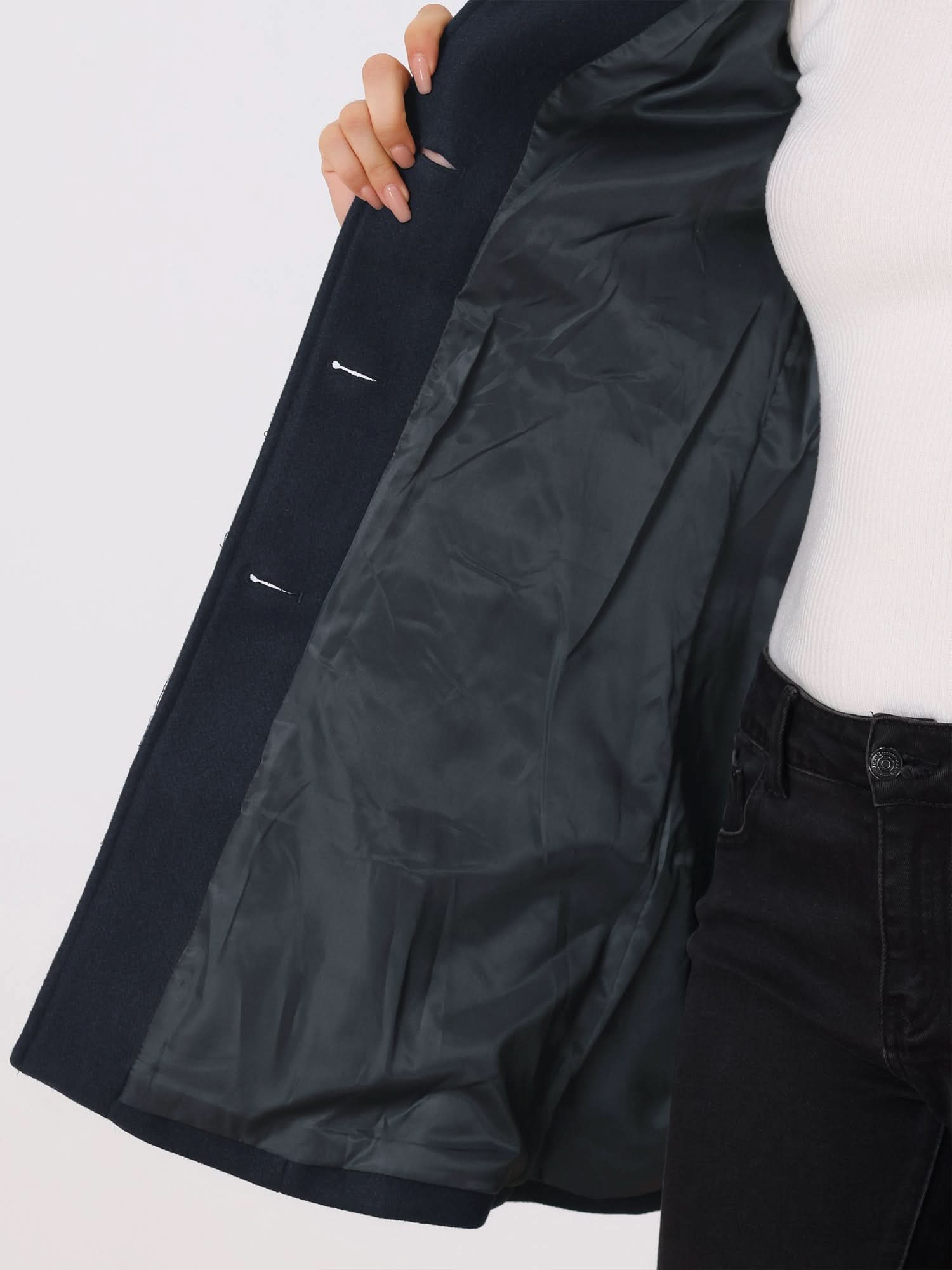 Trench classique ajusté à boutons pour femme – vue 3