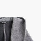 Trench long à capuche et ceinture pour femme – vue 3
