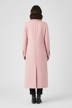 Trench long croisé à revers crantés pour femme – vue 4