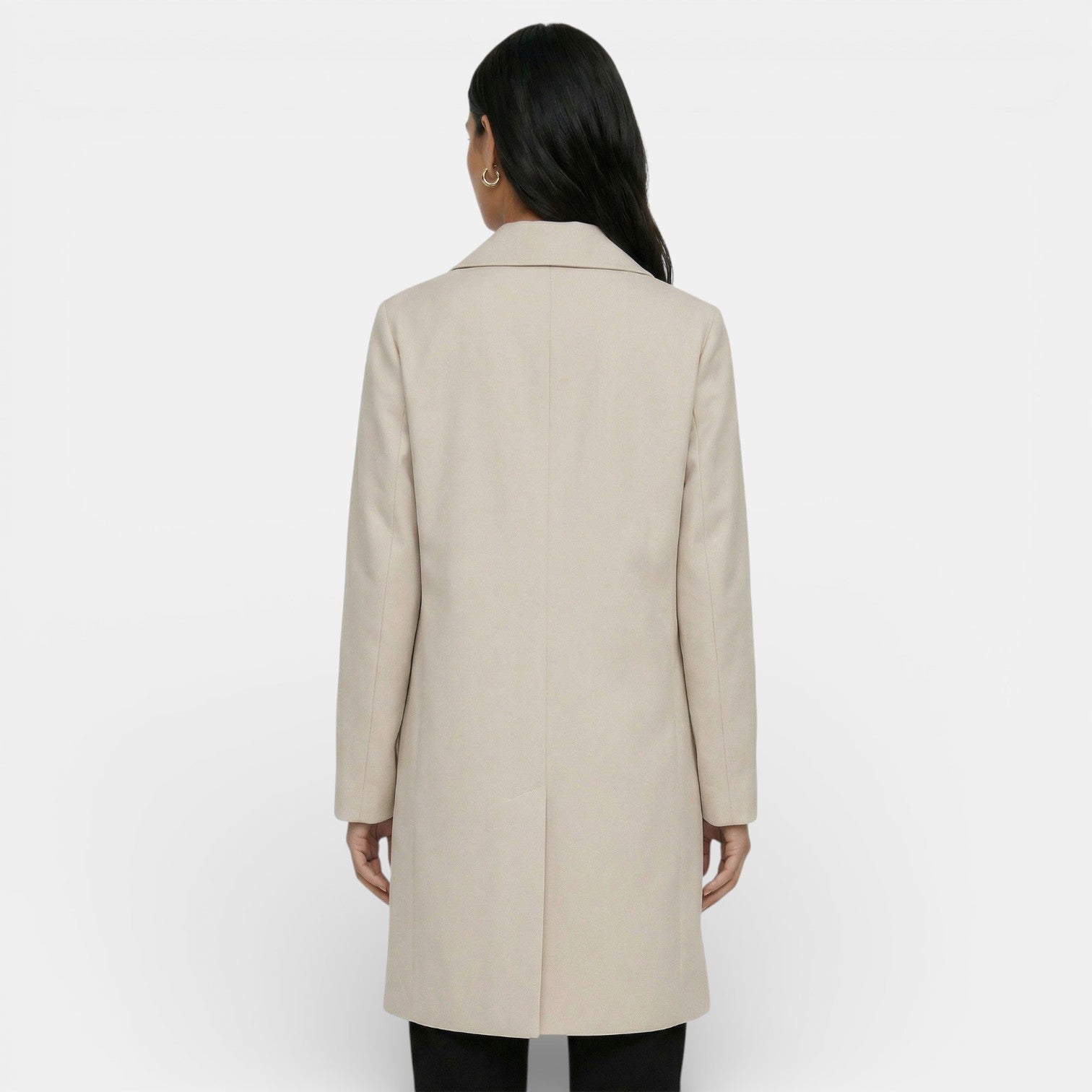 Trench mi-long col classique boutons pour femme – vue 6